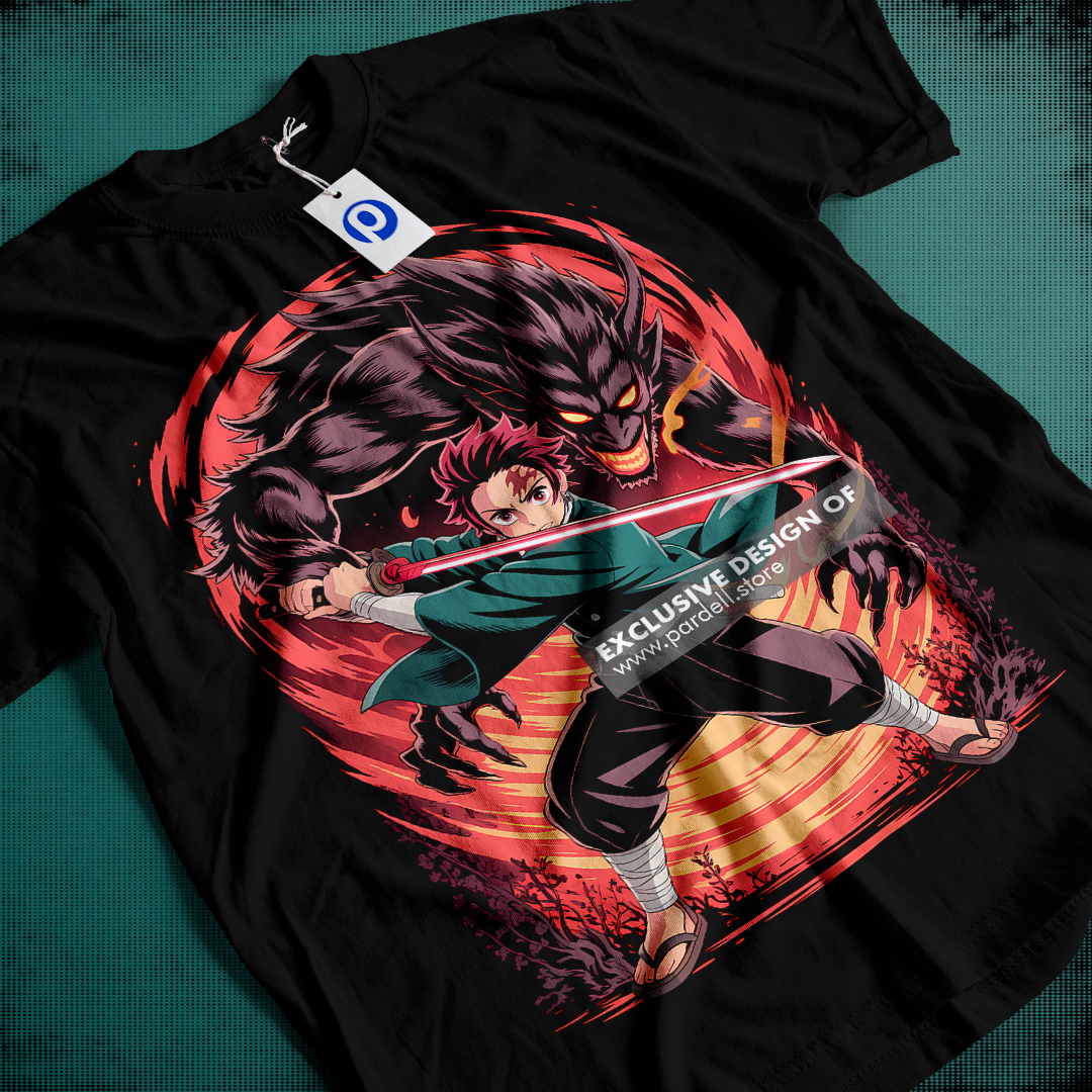 Digital illustration T-shirt design – Japanese pop culture inspired