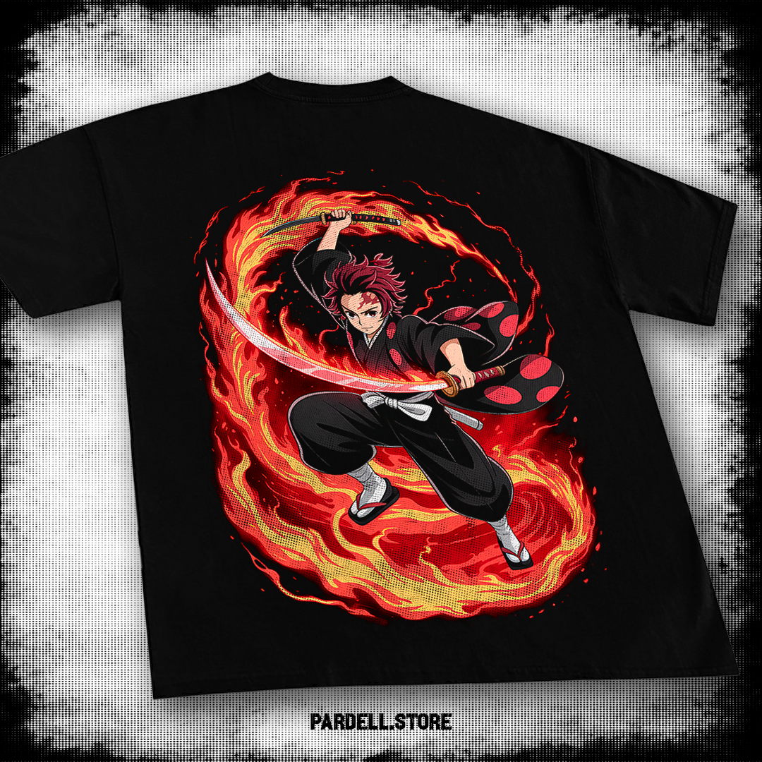 Digital illustration T-shirt design – Japanese pop culture inspired