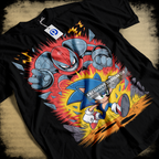 Digital illustration T-shirt design – Japanese pop culture inspired