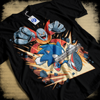 Digital illustration T-shirt design – Japanese pop culture inspired