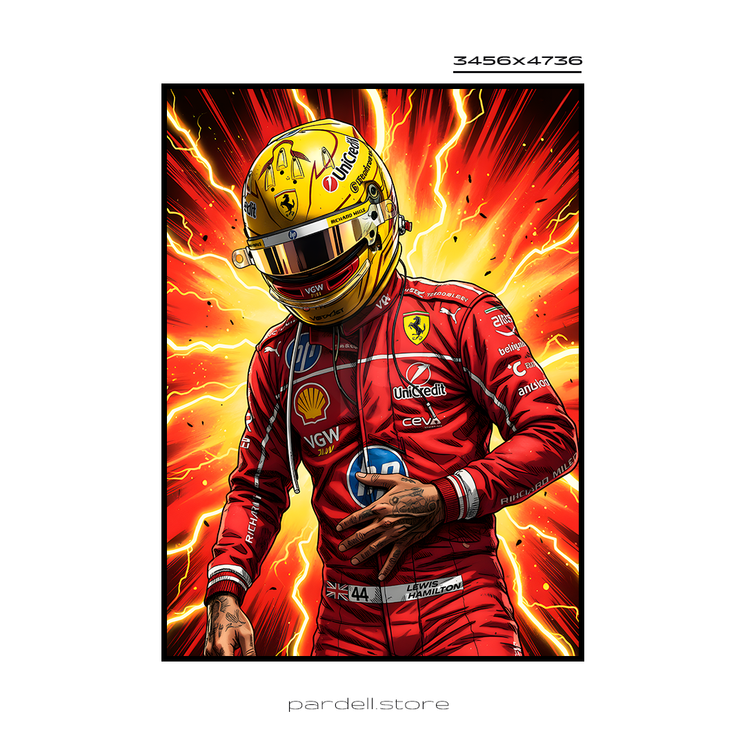 L.HAMILTON 44 - poster to print