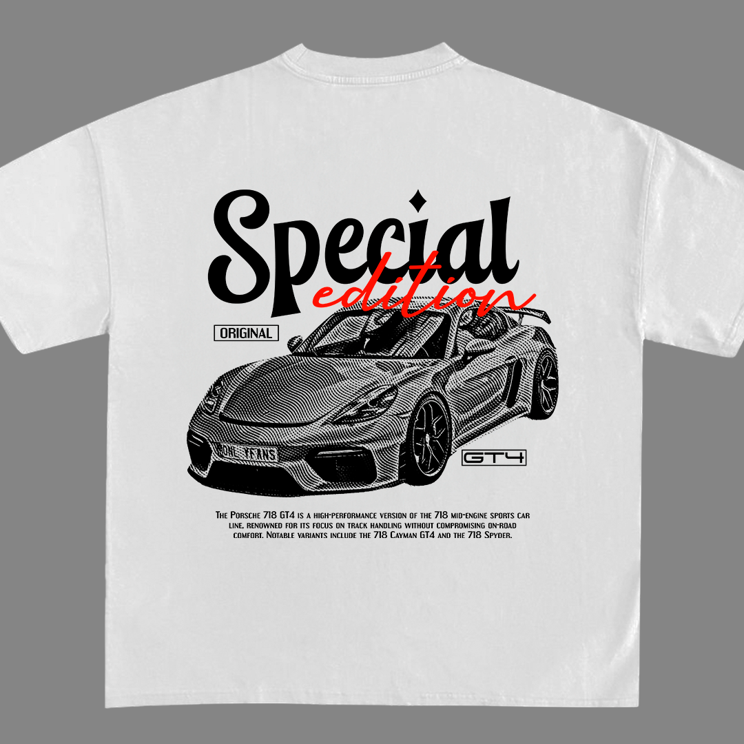 Special edition GT4 - t-shirt design template download