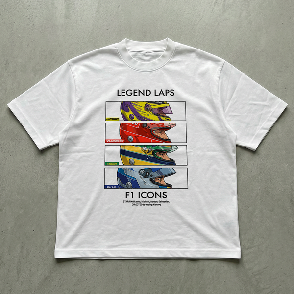 Digital File - Legend Laps F1 t-shirt design