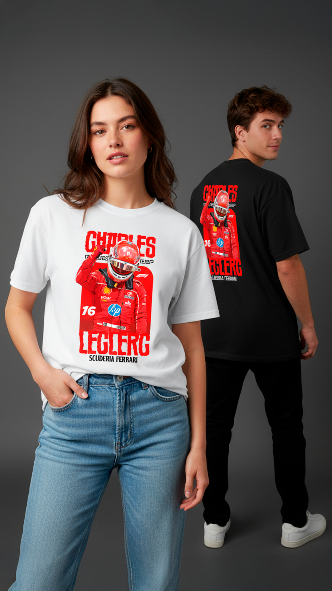 Red Scuderia legendary t-shirt design png