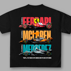 Teams of speed cars - t-shirt designs