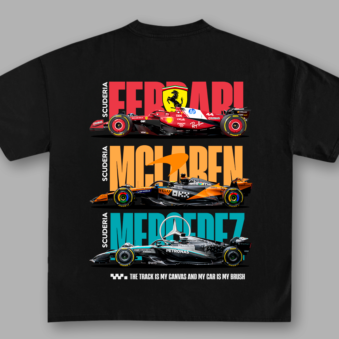 Teams of speed cars - t-shirt designs