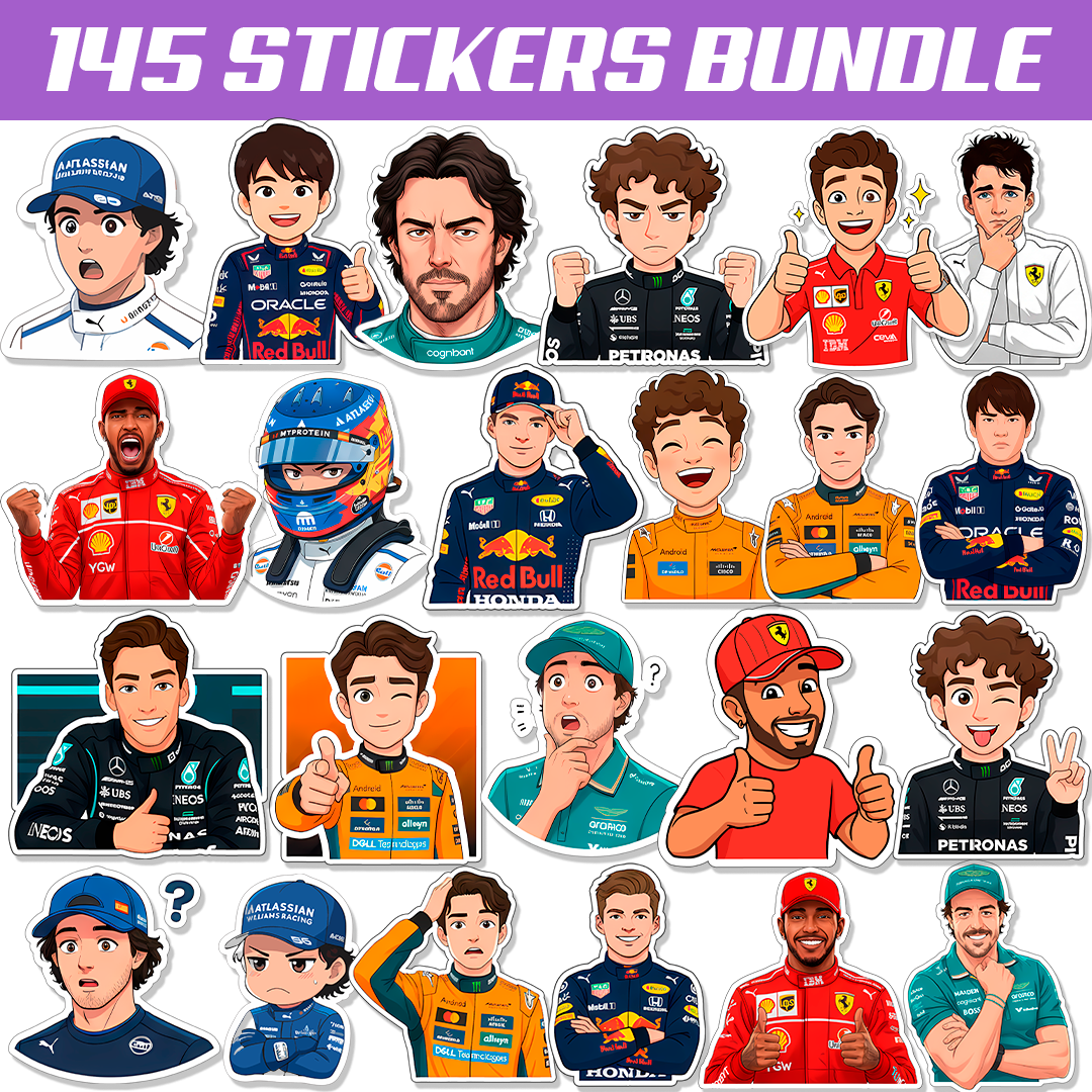 145 Stickers Bundle FOne - digital files