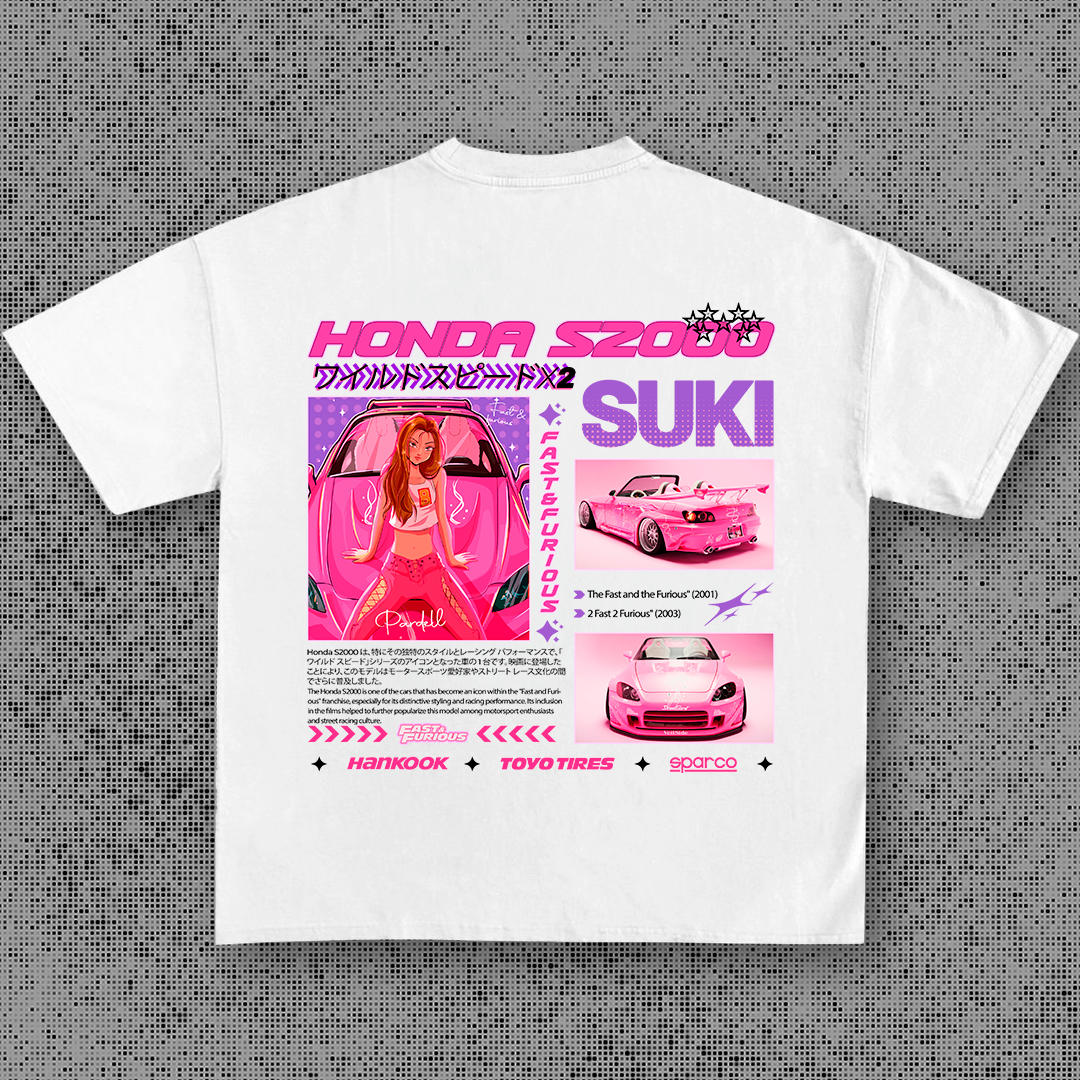 Honda S2000 Suki 'Fast & Furious' - t-shirt design