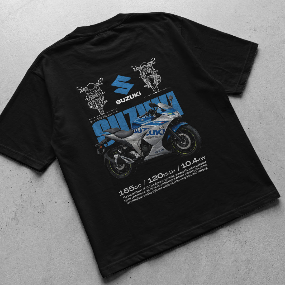 Motorcycle t-shirt design Suzuki Gixxer SF-150