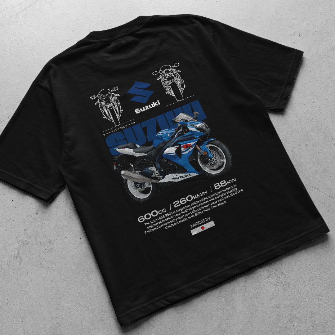 Motorcycle t-shirt design Suzuki GSX-R600