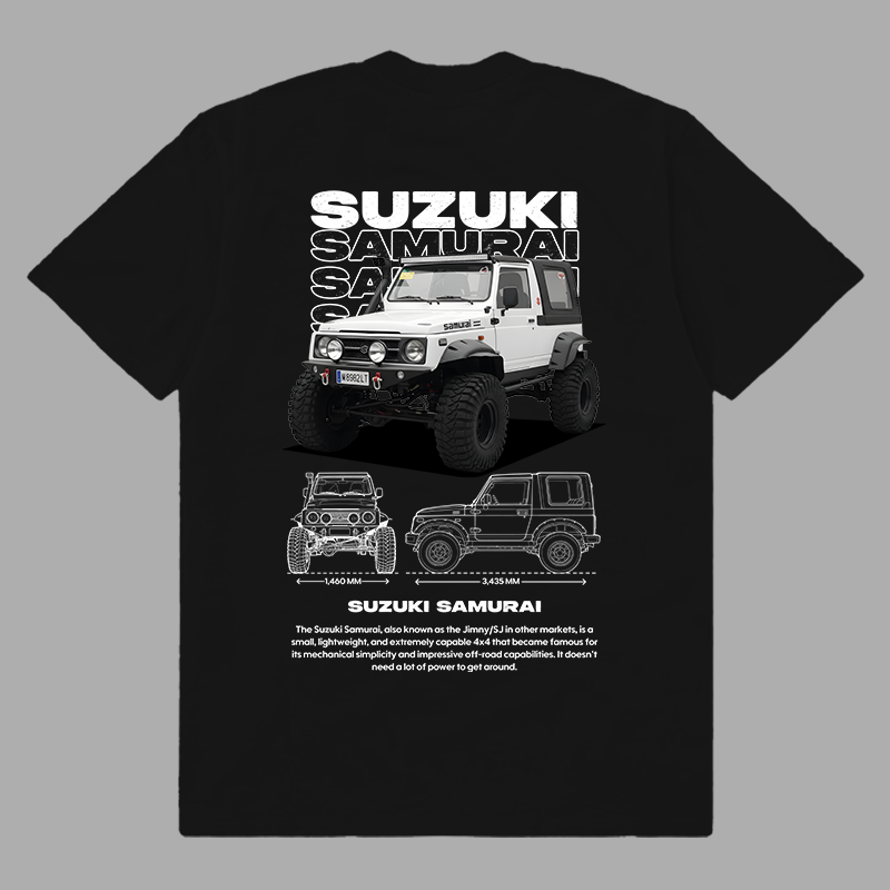 Template car Suzuki Samurai t-shirt design