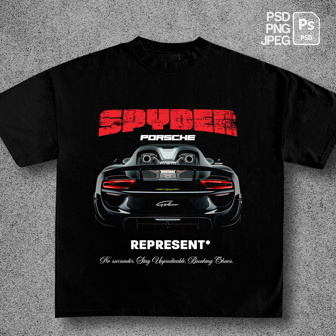 Spyder Represent - t-shirt design