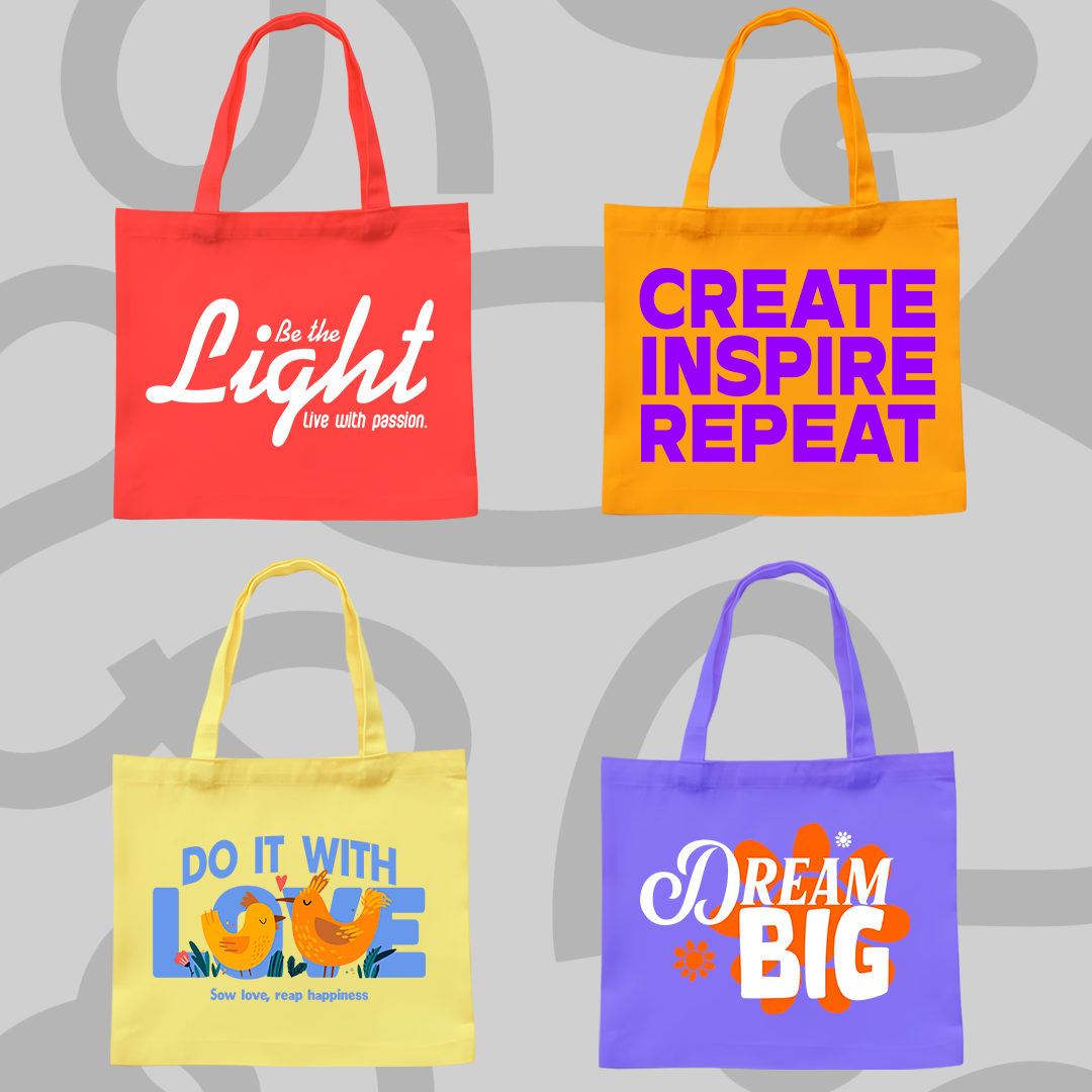 15 Tote bag designs to print.