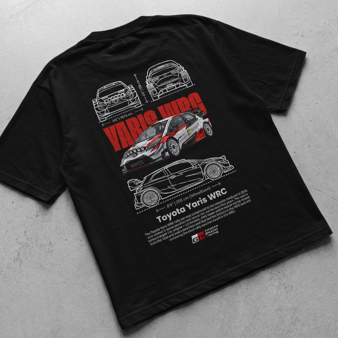 Car t-shirt design Toyota Yaris WRC