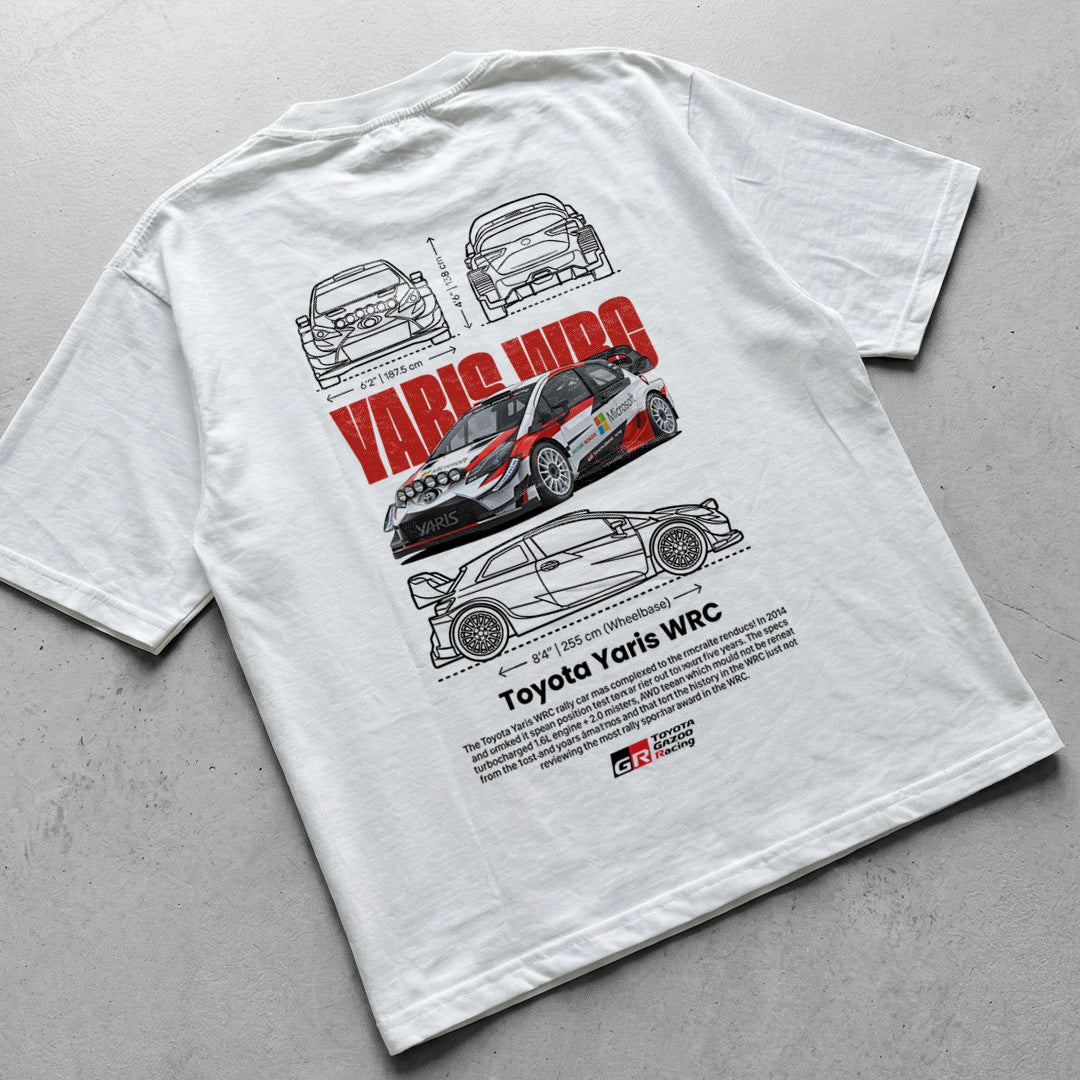 Car t-shirt design Toyota Yaris WRC