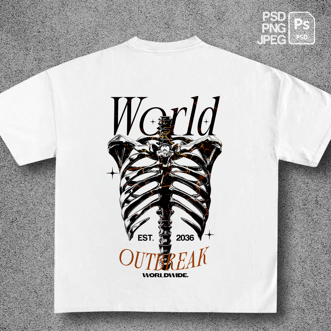 Worldwide Outbreak - t-shirt design