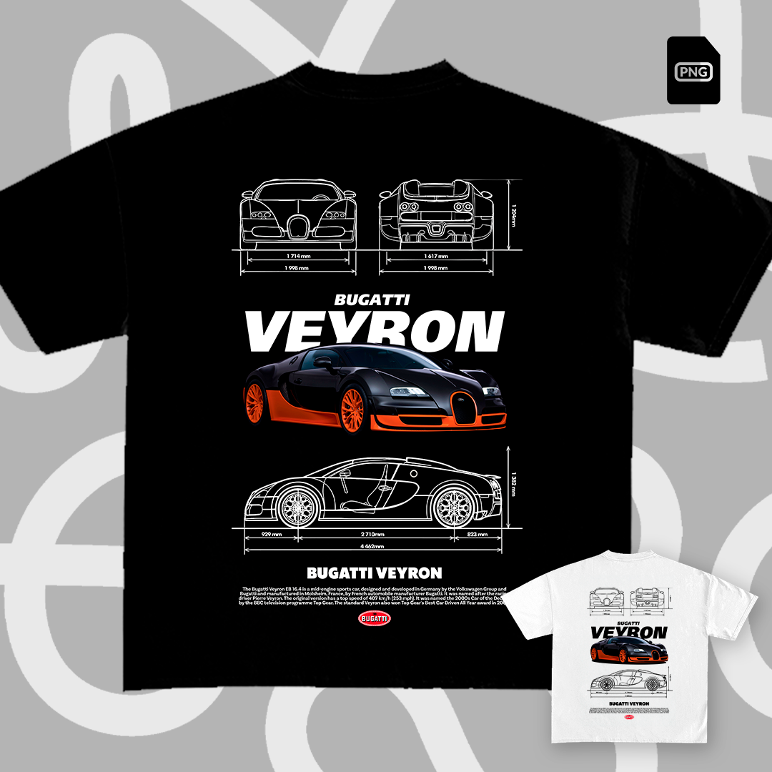 Bugatti Veyron t-shirt design – Pardell