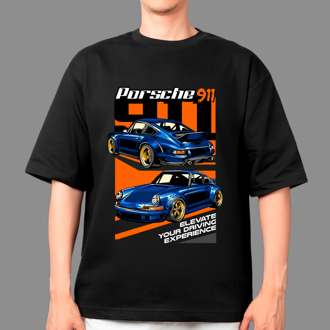 Porsche 911 t-shirt design