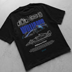 Car t-shirt design Williams FW47 F1 2025
