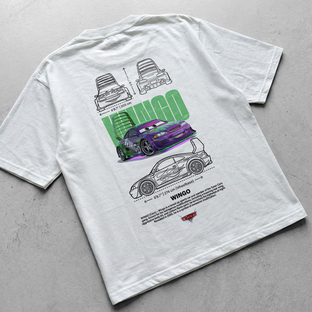Car t-shirt design Wingo cars