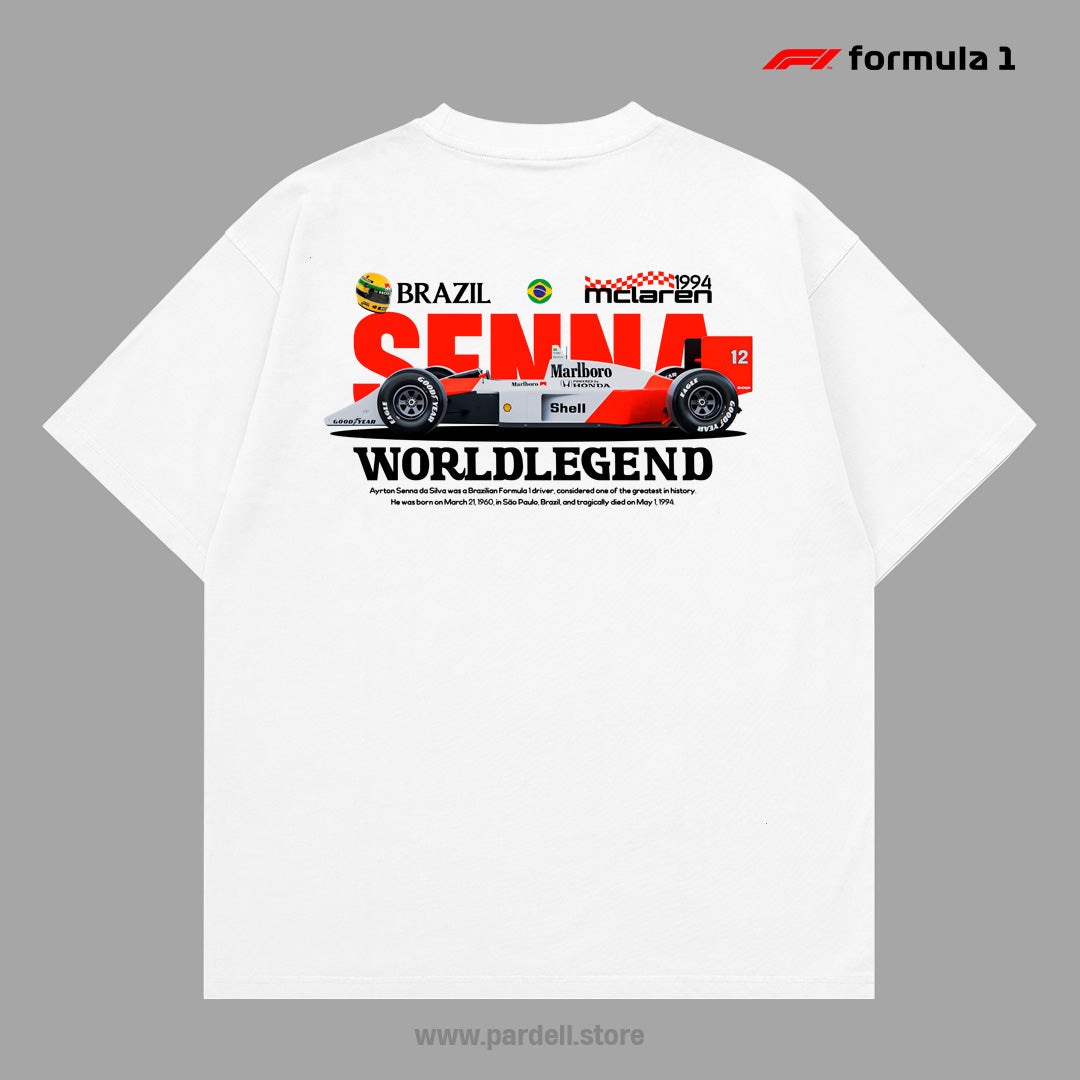 Ayrton Senna World Legend t-shirt design download