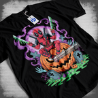 Digital illustration T-shirt design – Japanese pop culture inspired