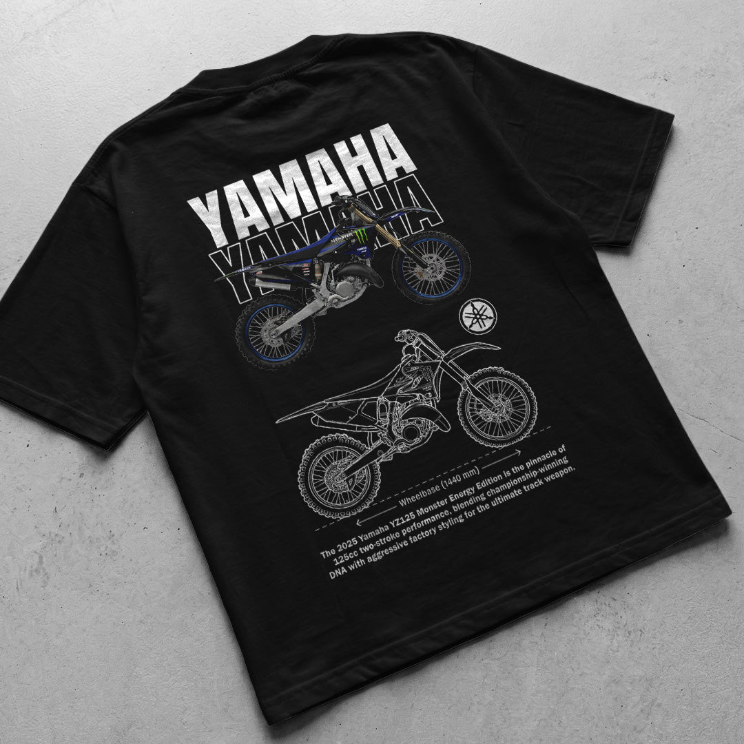 Motorcycle t-shirt design Yamaha YZ125