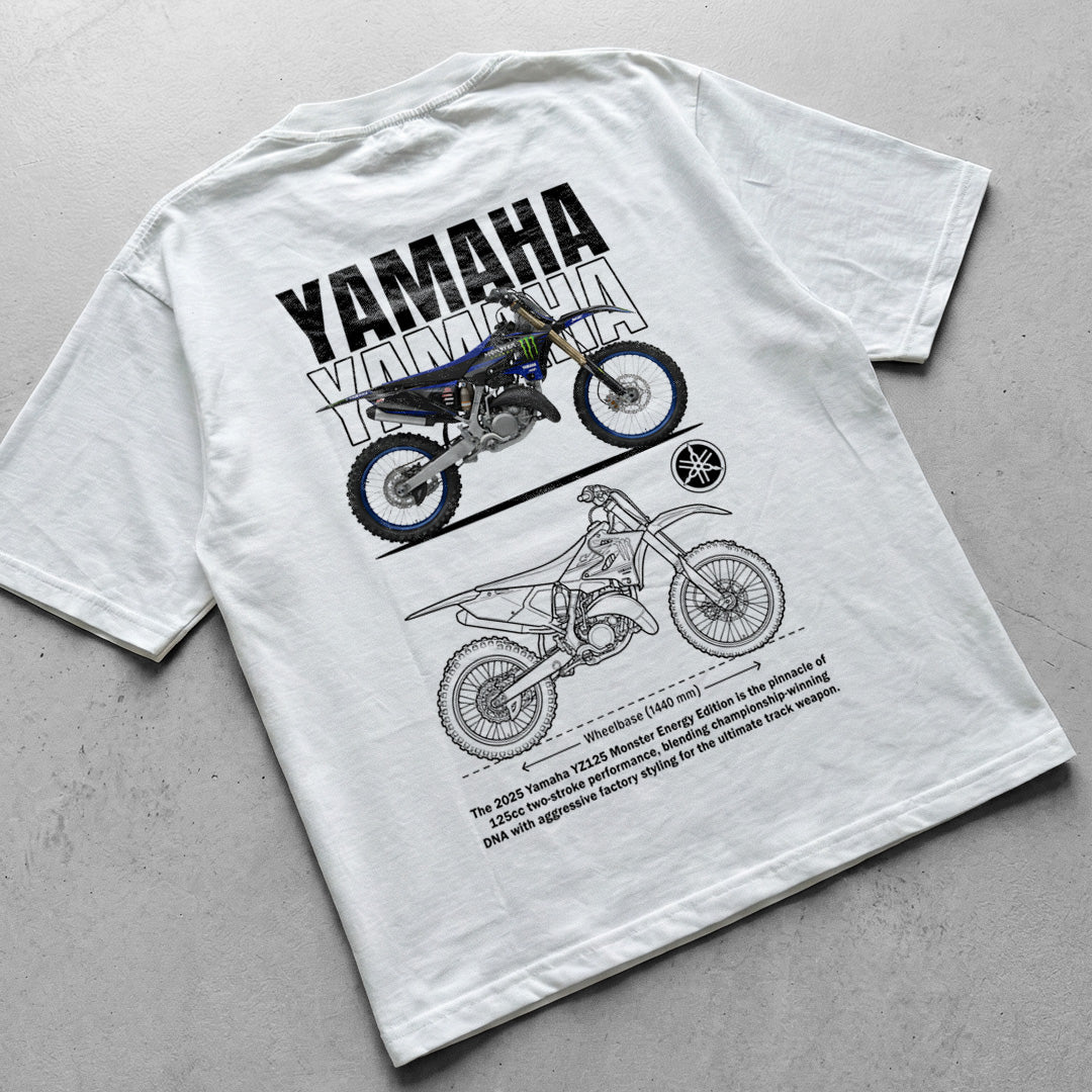 Motorcycle t-shirt design Yamaha YZ125
