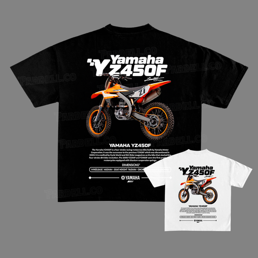 Yamaha YZ450F t-shirt design template