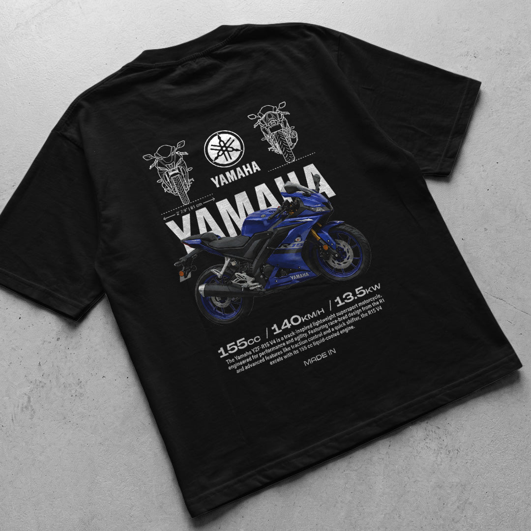 Motorcycle t-shirt design Yamaha YZF-R15