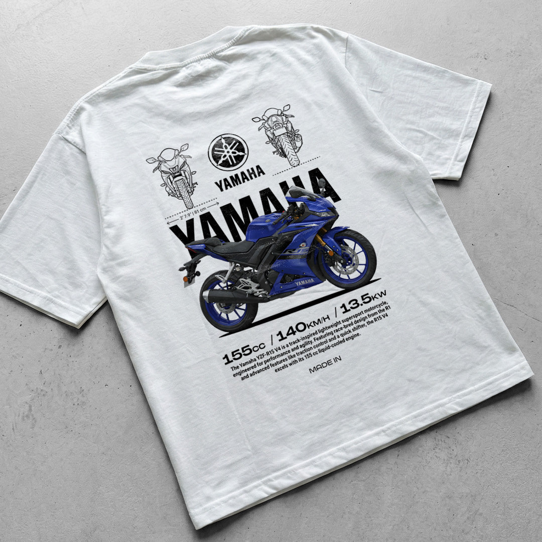 Motorcycle t-shirt design Yamaha YZF-R15