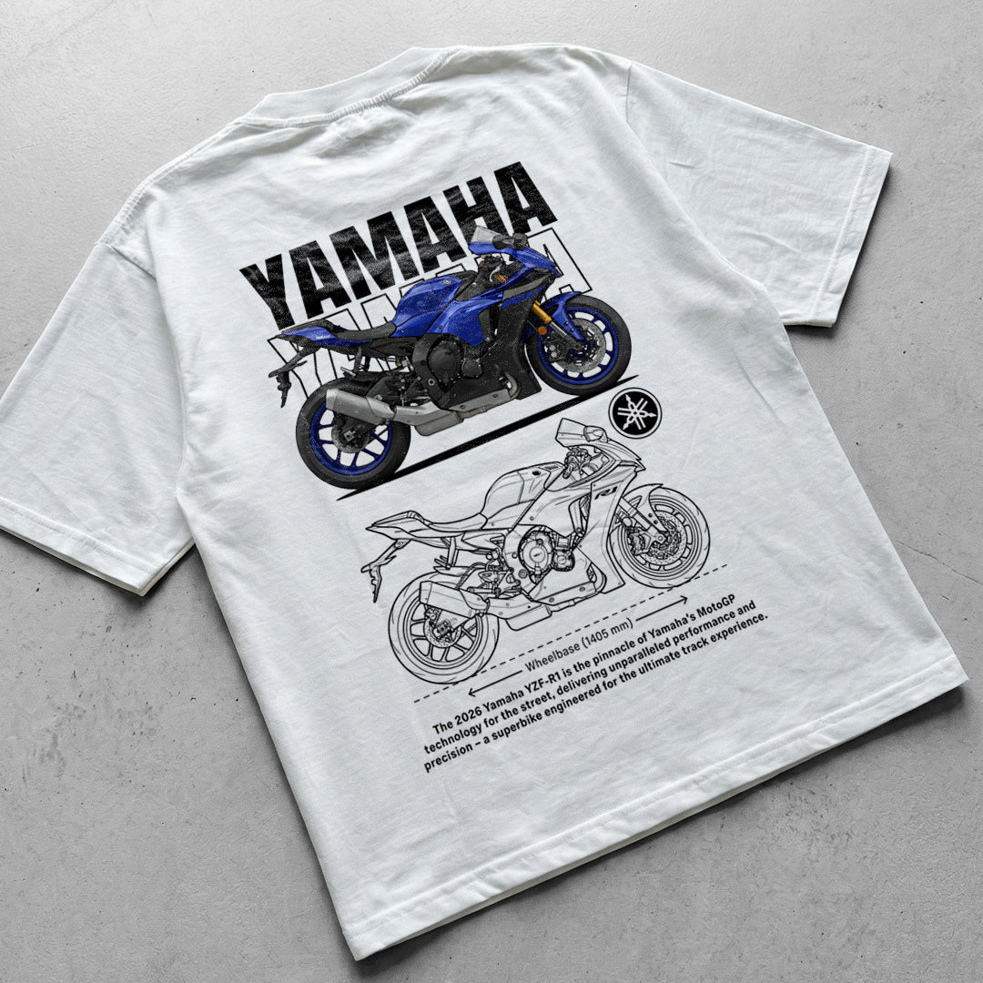 Motorcycle t-shirt design Yamaha YZF-R1
