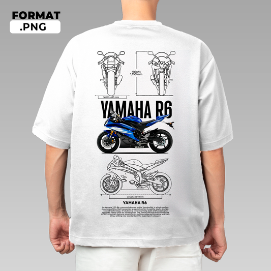 Yamaha R6 - T-shirt design
