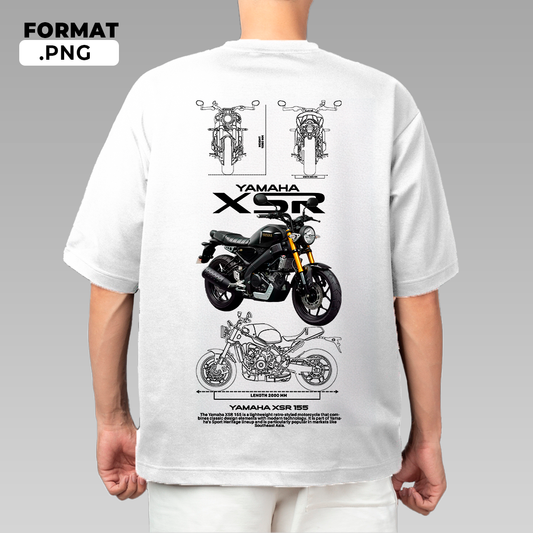 Yamaha XSR 155 - T-shirt design