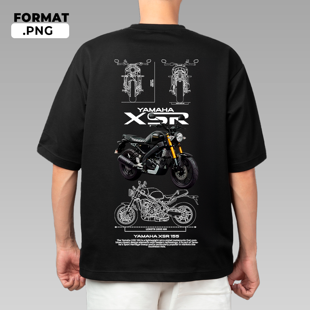 Yamaha XSR 155 - T-shirt design