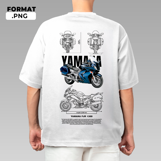 Yamaha FJR 1300 - T-shirt design