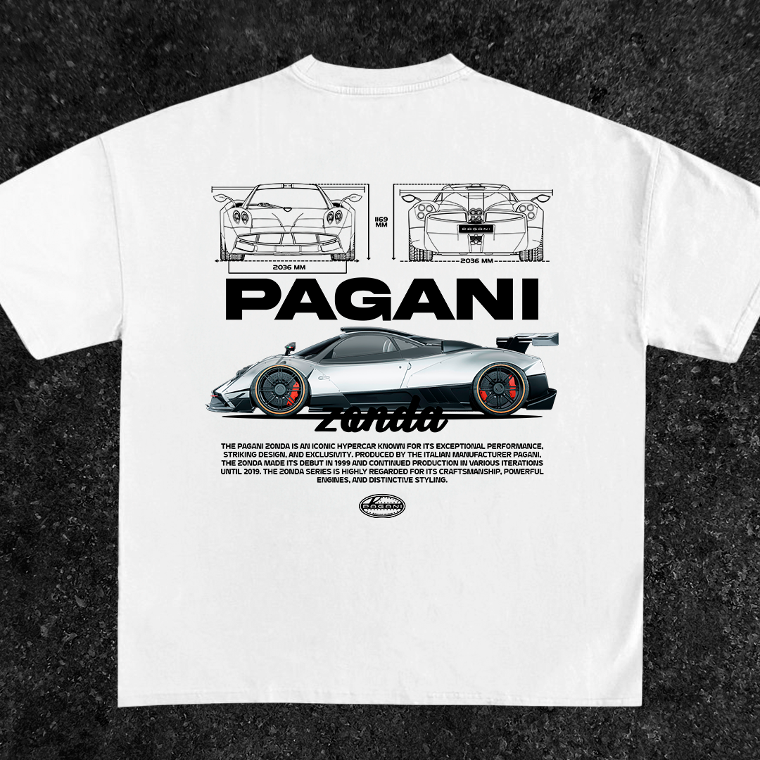 Pagani Zonda - t-shirt design