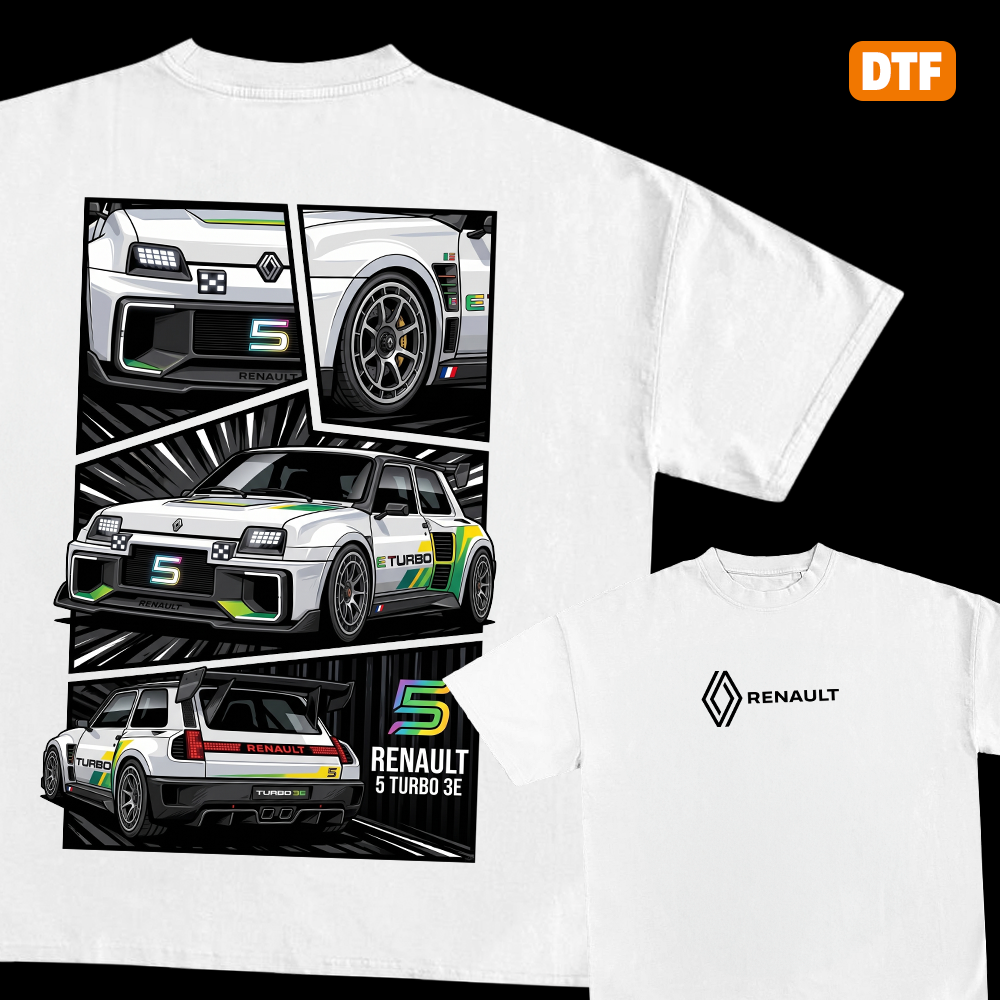 Digital File - Ranult 5 turbo t-shirt design