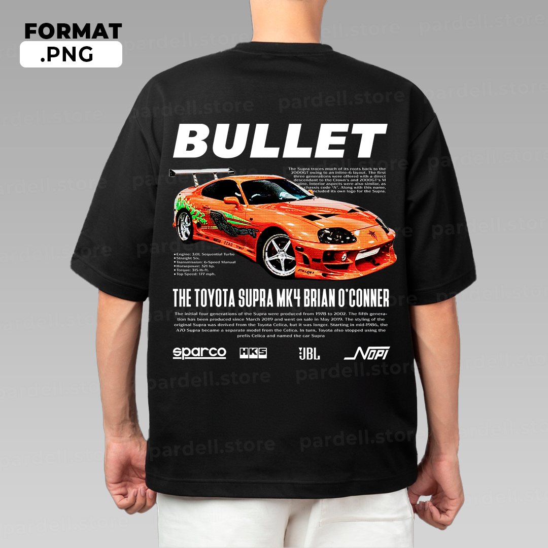 Toyota Supra MK4 Brian O'Conner Bullet - design 
