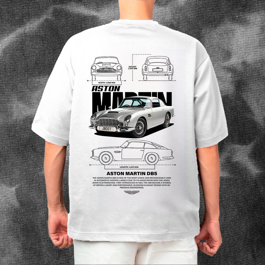 Aston Martin DB5 - t-shirt design