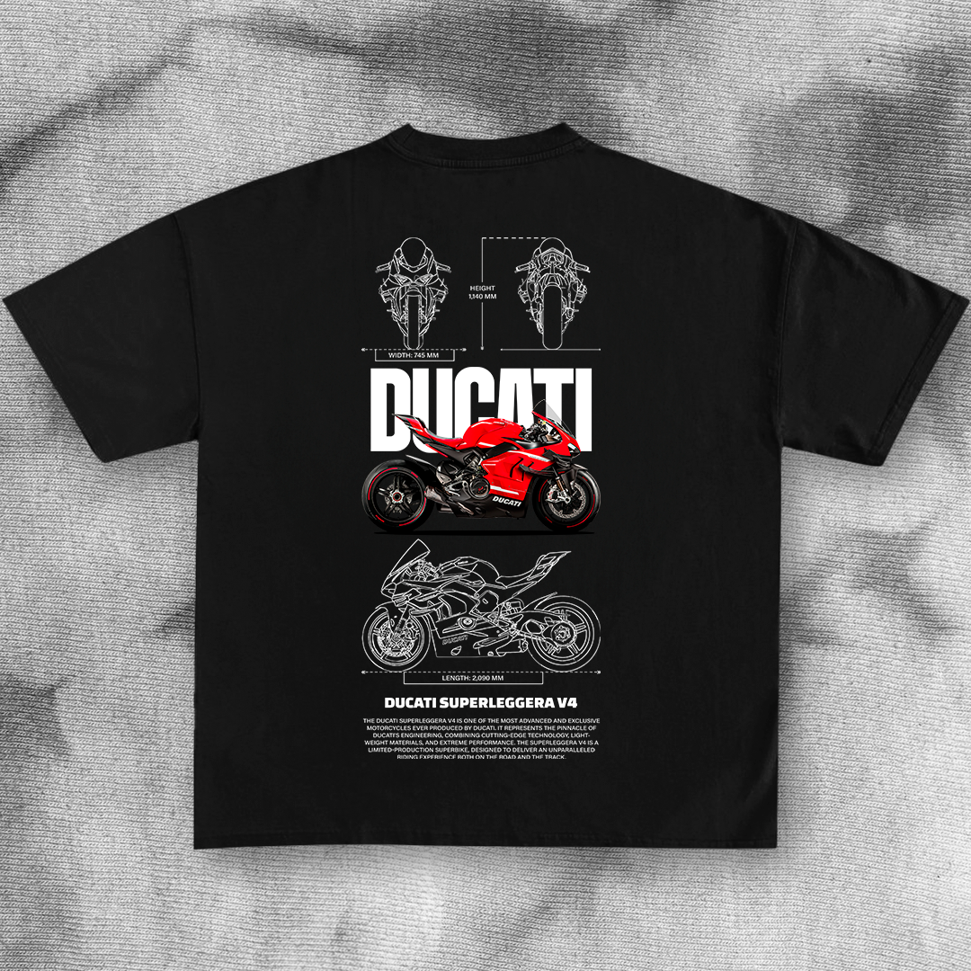 Ducati Superleggera V4 - t-shirt design