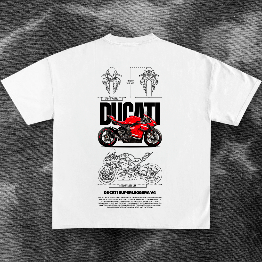 Ducati Superleggera V4 - t-shirt design