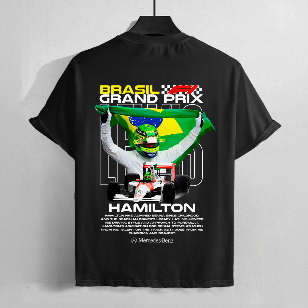 F1 car t-shirt design - LEWIS BRASIL