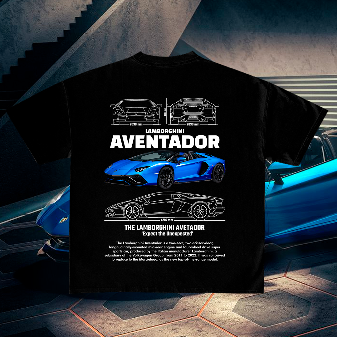 Lamborghini Aventador t-shirt design