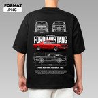 Automotive illustration T-shirt design – instant digital