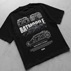 Superhero Batmobile Tumbler Batman movie t-shirt design