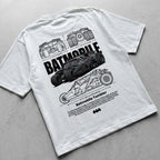 Superhero Batmobile Tumbler Batman movie t-shirt design