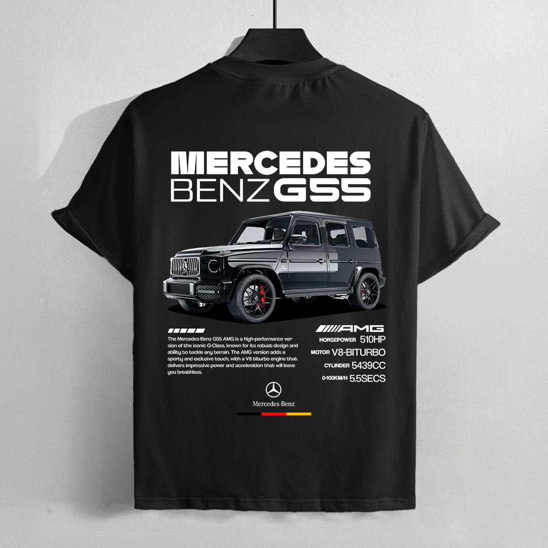 car t-shirt design - mercedes benz g55