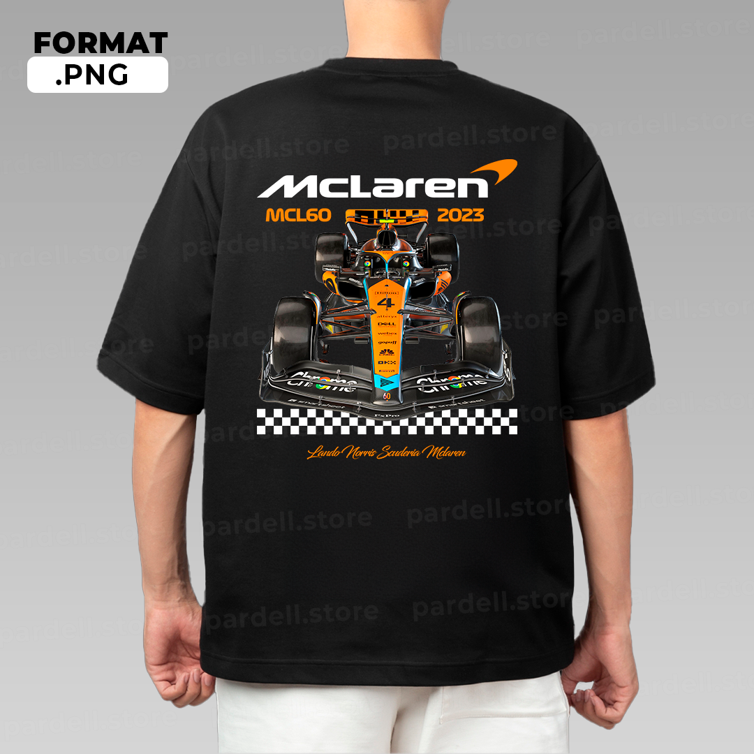 Mclaren MCL60 2023 Lando Norris / T-shirt design