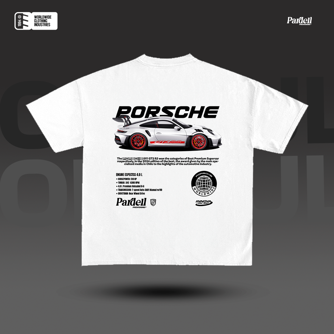 Porsche 911 Gt3 RS 2024 Template - T-shirt designs